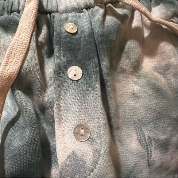 NWOT POL Boutique Tie-Dye Joggers - Blue and Cream size S - Picture 8 of 9